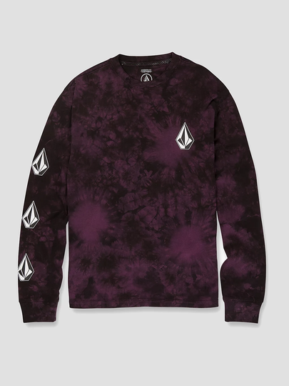 Volcom Iconic Stone Dye Longsleeve T-Shirt violet