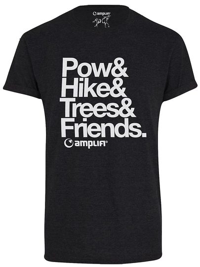 Amplifi Claim Snow T-Shirt musta