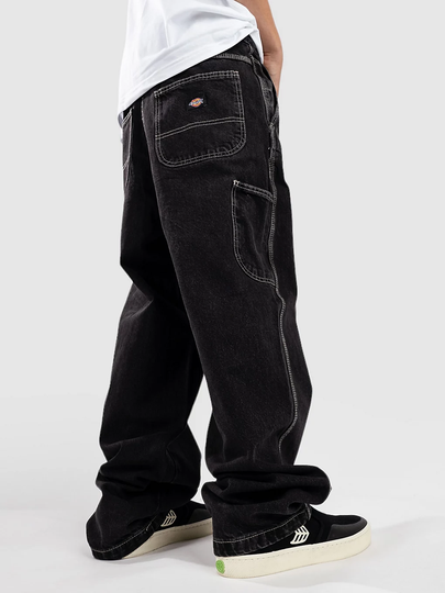 Dickies Madison Baggy Fit Farkut musta