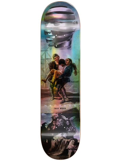 Madness Skateboards Trey Blackout R7 8.25" Skateboard Deck kuviotu