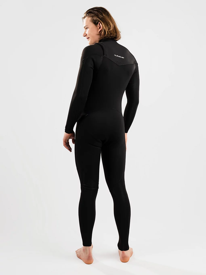 Quiksilver Sessions 4/3 Chest Zip Wetsuit musta