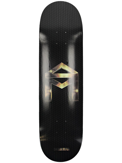 SK8 Mafia Gold 8.25" Skateboard Deck musta