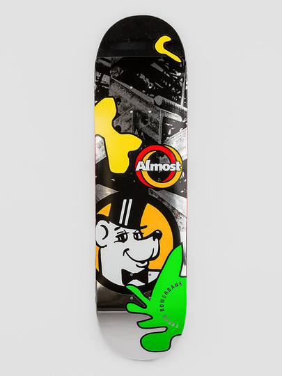 Almost New Pro Silver Lining R7 8.25" Skateboard Deck harmaa