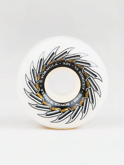 Bones Wheels X-Formula 97A Knife Fight V5 Sidec 55mm Renkaat valkoinen