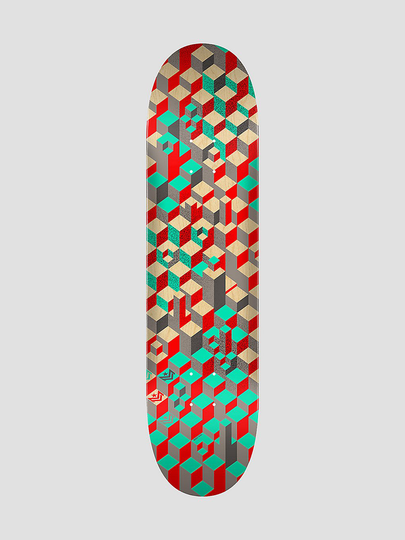 Mini Logo Patterns Blocks ML242 K20 8.0" Skateboard Deck kuviotu