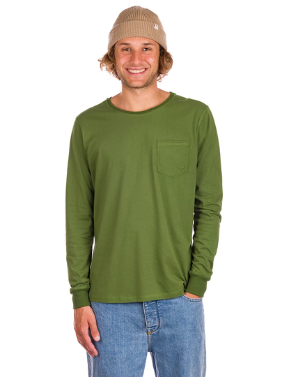 Kazane Oliver Naturals Long Sleeve T-Shirt vihreä
