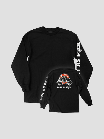 Bronson Fast As Long Sleeve T-Shirt musta