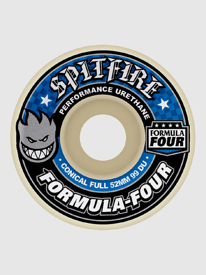 Spitfire Formula 4 99D Conical Full 52mm Renkaat valkoinen