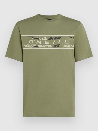 O'Neill Front Graphic T-paita vihreä