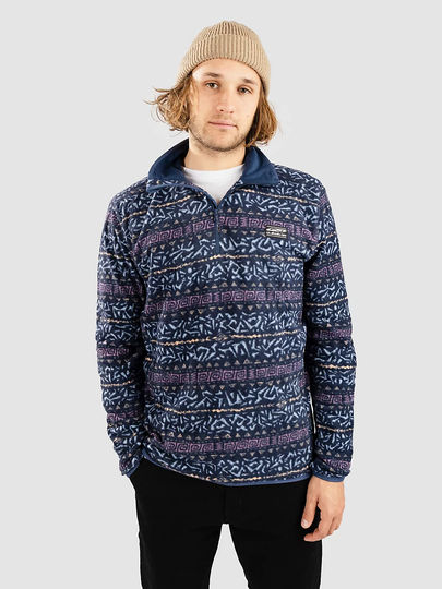 Quiksilver Aker Half Zip Sweater violet
