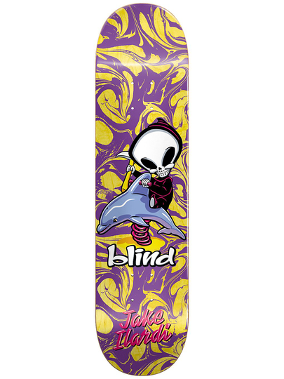 Blind Ilardi Reaper Ride R7 8.0" Skateboard Deck violet