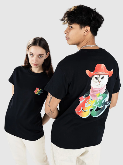 RIPNDIP Yee-Haw T-paita musta