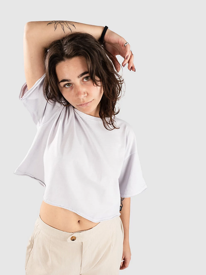 Relaxed Crop Wash T-Paita