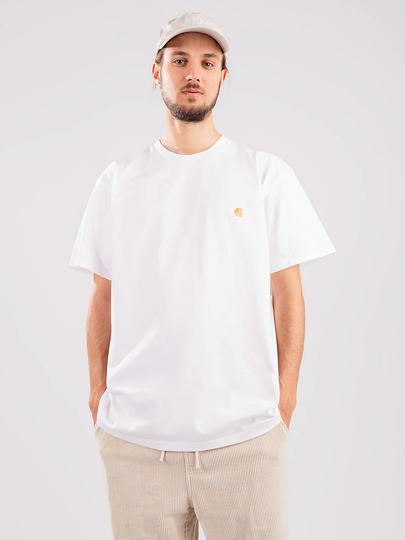 Carhartt WIP Chase T-Shirt valkoinen