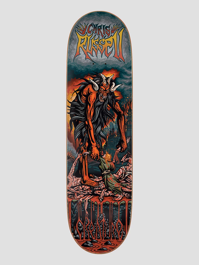 Creature Russell Beastial 8.6" Skeittilaudan dekki kuviotu