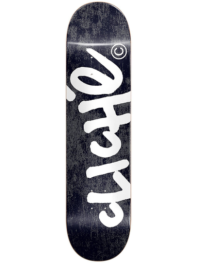 Cliché Handwritten 8.0" Skateboard Deck musta