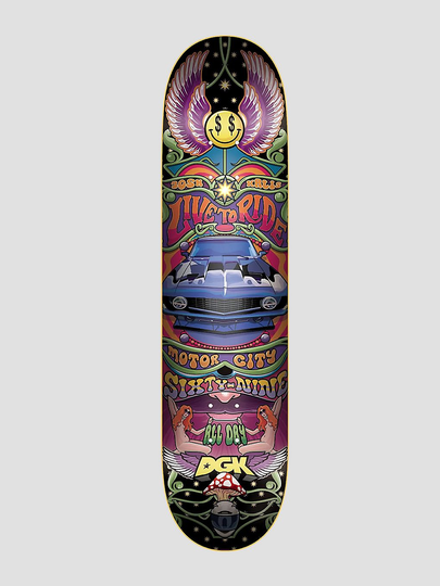 DGK Ghetto Psych Kalis 8.1" Skateboard Deck kuviotu