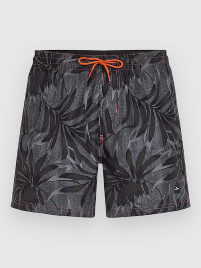 O'Neill Cali Floral 16'' Surffishortsit musta
