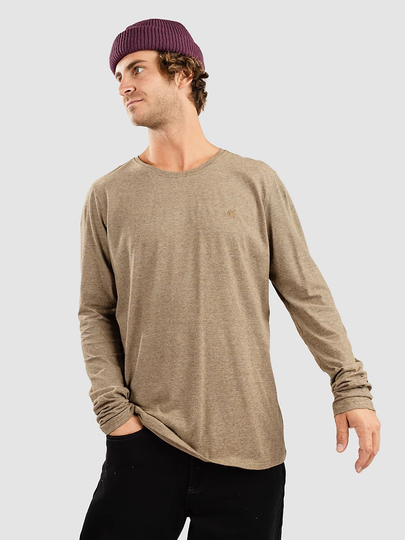 Kazane Raulin Long Sleeve T-Shirt ruskea