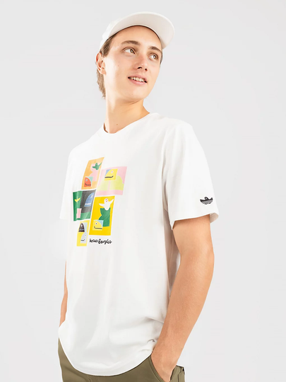 adidas Skateboarding G Shmoo T-Shirt valkoinen