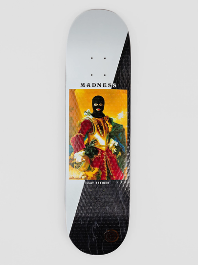 Madness Skateboards Clay Masked Impact Light 8.25" Skateboard Deck kuviotu