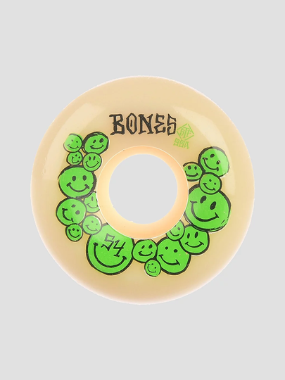Bones Wheels STF Happiness 99A V5 Sidecut 51mm Wheels valkoinen