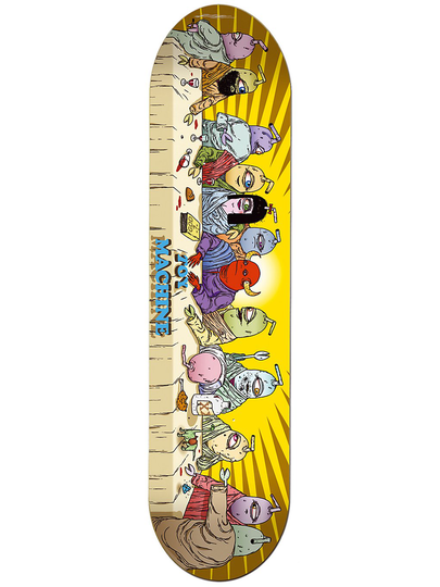 Toy Machine Last Supper 8.0" Skateboard Deck keltainen