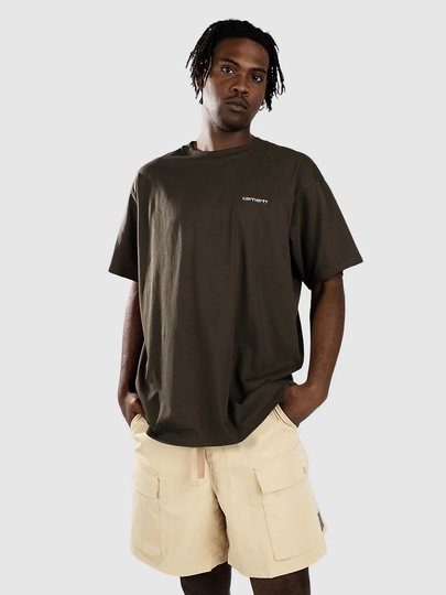 Carhartt WIP Script Embroidery T-paita vihreä