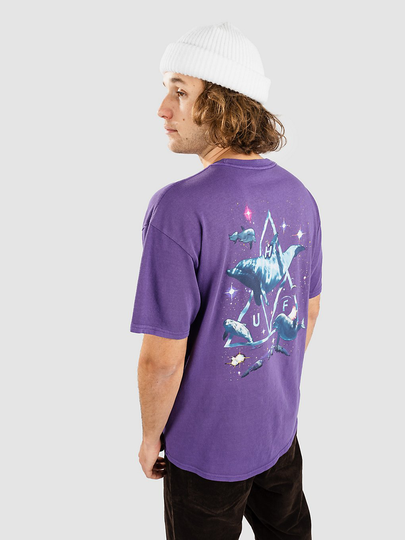 HUF Space Dolphins Washed T-Shirt violet
