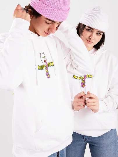 RIPNDIP Micronerm Hoodie valkoinen