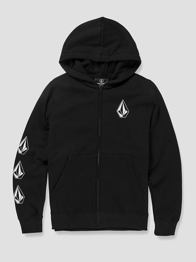 Volcom Iconic Stone Zip Hoodie musta