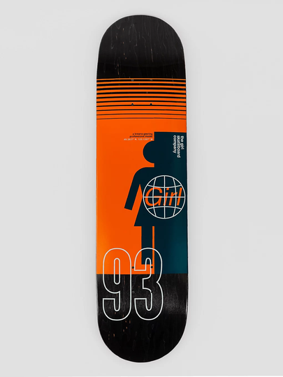 Girl Geering Intl OG 8.0" Skateboard Deck musta