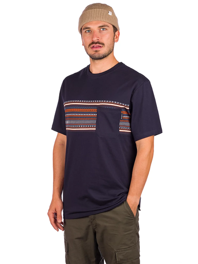 Iriedaily Chop Chop Pocket T-Shirt sininen