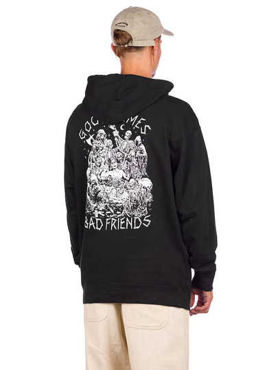 Lurking Class GTBF x Stikker Hoodie musta