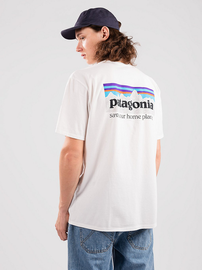 Patagonia P-6 Mission Organic T-Shirt valkoinen