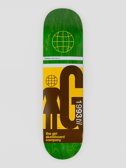 Girl Bannerot Intl OG 8.25" Skateboard Deck sininen