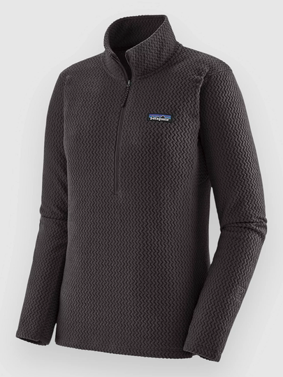 Patagonia R1 Air Zip Neck Vetoketjullinen Huppari musta