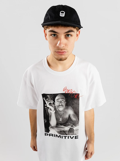 Primitive X Tupac Smoke T-Shirt valkoinen