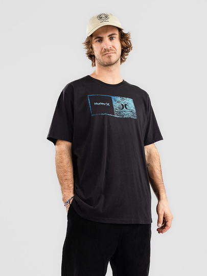 Hurley Everyday Wash Halfer Gradient T-Shirt musta