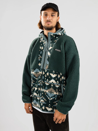 Columbia Backbowl Sherpa Zip Hoodie vihreä