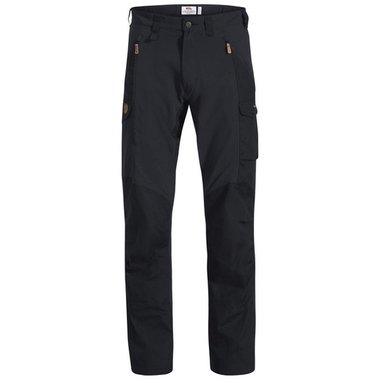 Fjällräven Abisko Trousers M - Black - Miehet - 46