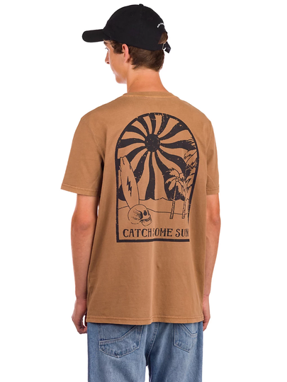 Blue Tomato Catch Some Sun T-Shirt ruskea