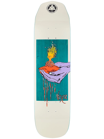 Welcome Nora Soil On Wicked Princess 8.125" Skateboard Deck valkoinen