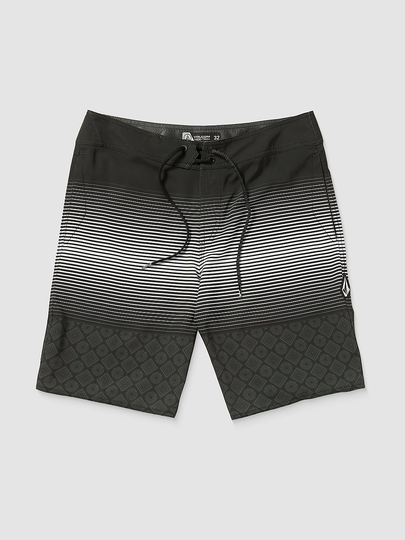 Volcom Lido Stripe Mod 20 Surffishortsit musta