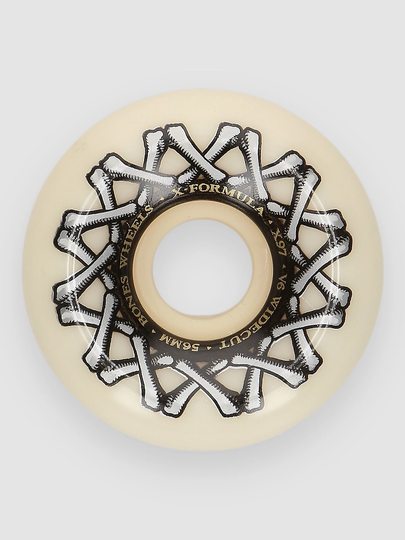 Bones Wheels X-Formula 97A V6 Wide-Cut 56mm Renkaat valkoinen