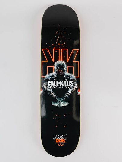 DGK All Night Kalis 7.8" Skateboard Deck kuviotu