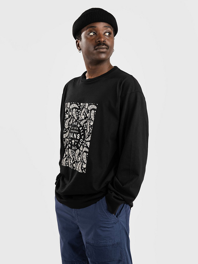 Vans Bandana Paisley Long Sleeve T-Shirt musta
