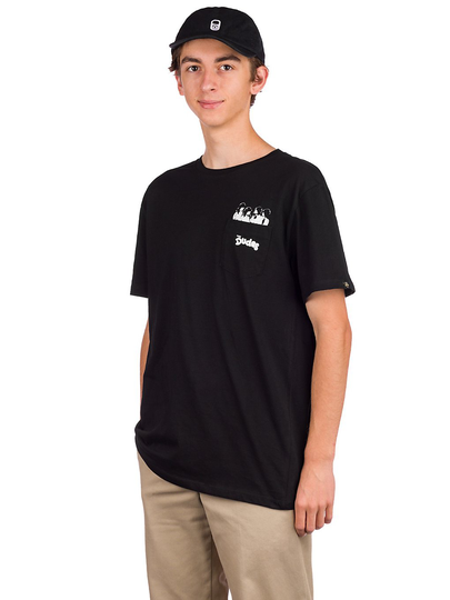 The Dudes Pocket Pool T-Shirt musta