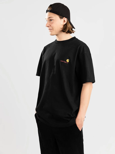 Carhartt WIP American Script T-Shirt musta