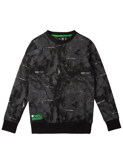 O'Neill Hybrid Crew Aop Sweater musta